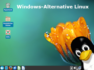 Unser Linux-System ist für die meisten Kunden eine sinnvolle Alternative zum Neugerät. Unser Linux lässt sich praktisch genauso bedienen wie Windows. Die Prgramme die wir Windows-Kunden empfehlen wie LibreOffice, Firefox und Thunderbird gibt es identisch auch für Linux. Deshalb ist der Wechsel von Windows zu Linux für die meisten Kunden einfach möglich.